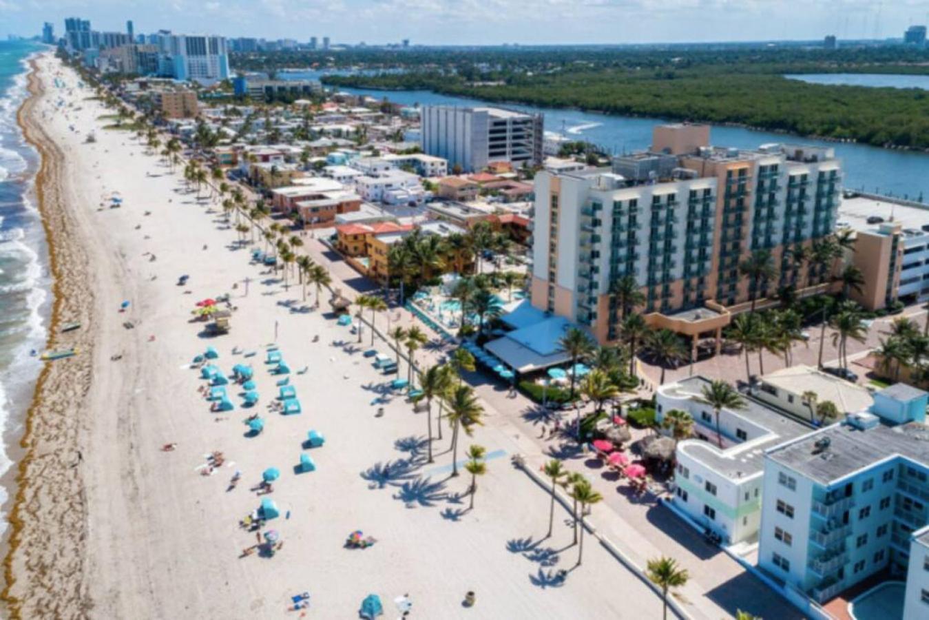 Walkabout 6 Suite On Hollywood Beach With Ocean Views Eksteriør billede